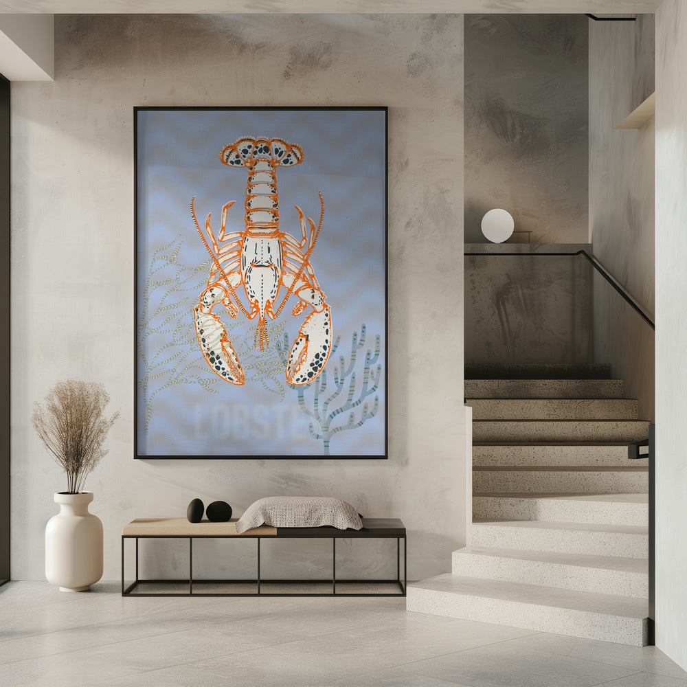 Sea life lobster Neptune's joy | Poster