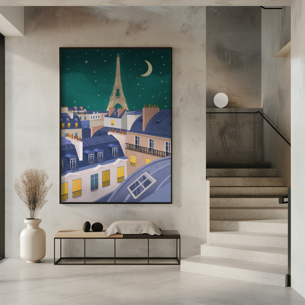 Paris at Night | Poster