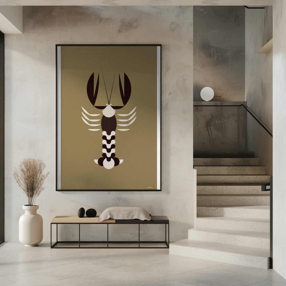 Golden Animals - Lobster (Gold) | Poster