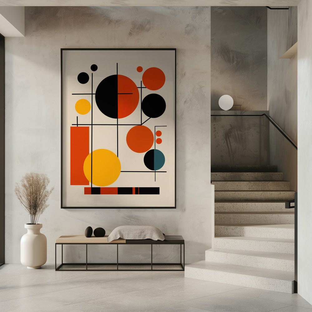 Geometric Shapes And Bold Colors | Poster