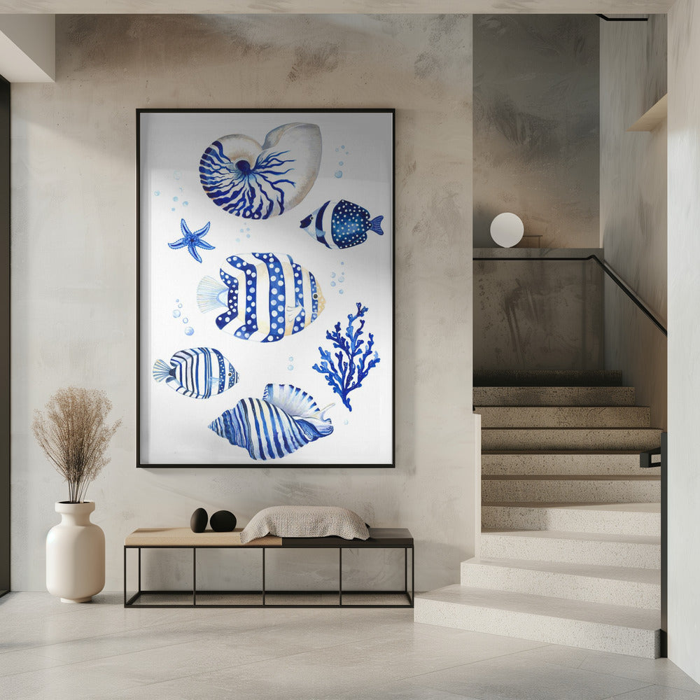 Inspired by the Tranquil Beauty of the Ocean | Poster