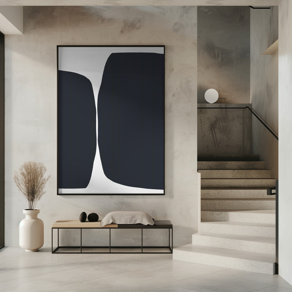 Bold Black Shapes | Poster