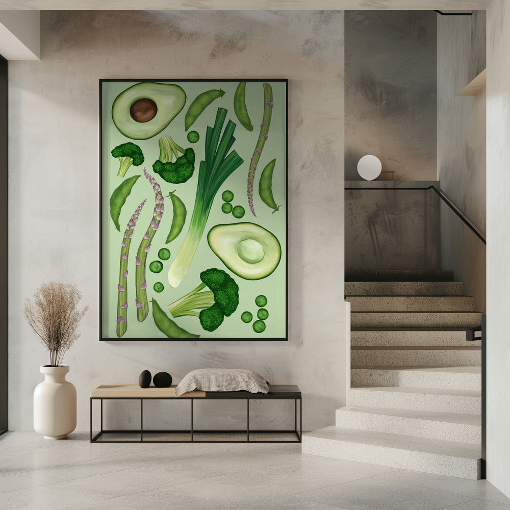 Green vegetables | Poster