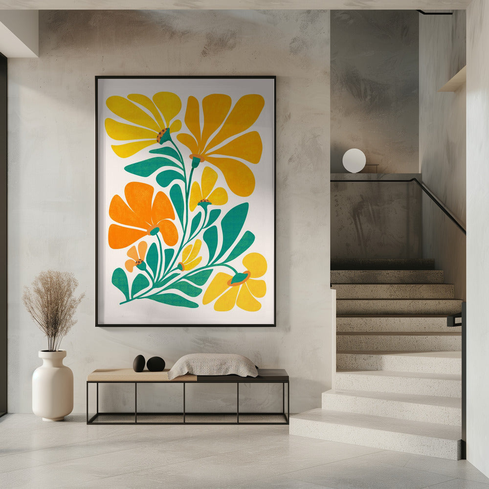 Royal Sunflowers | Poster
