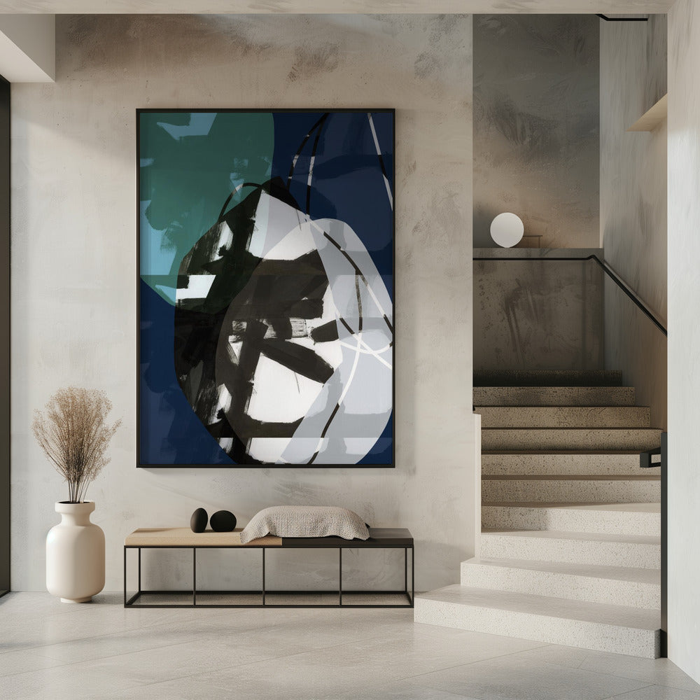 Dark Blue Beauty No2 | Poster