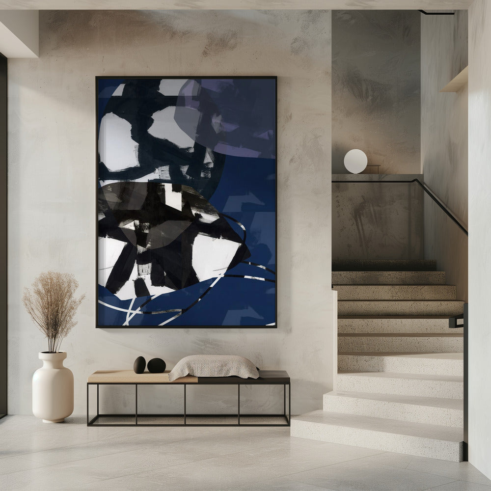 Dark Blue Beauty No1 | Poster