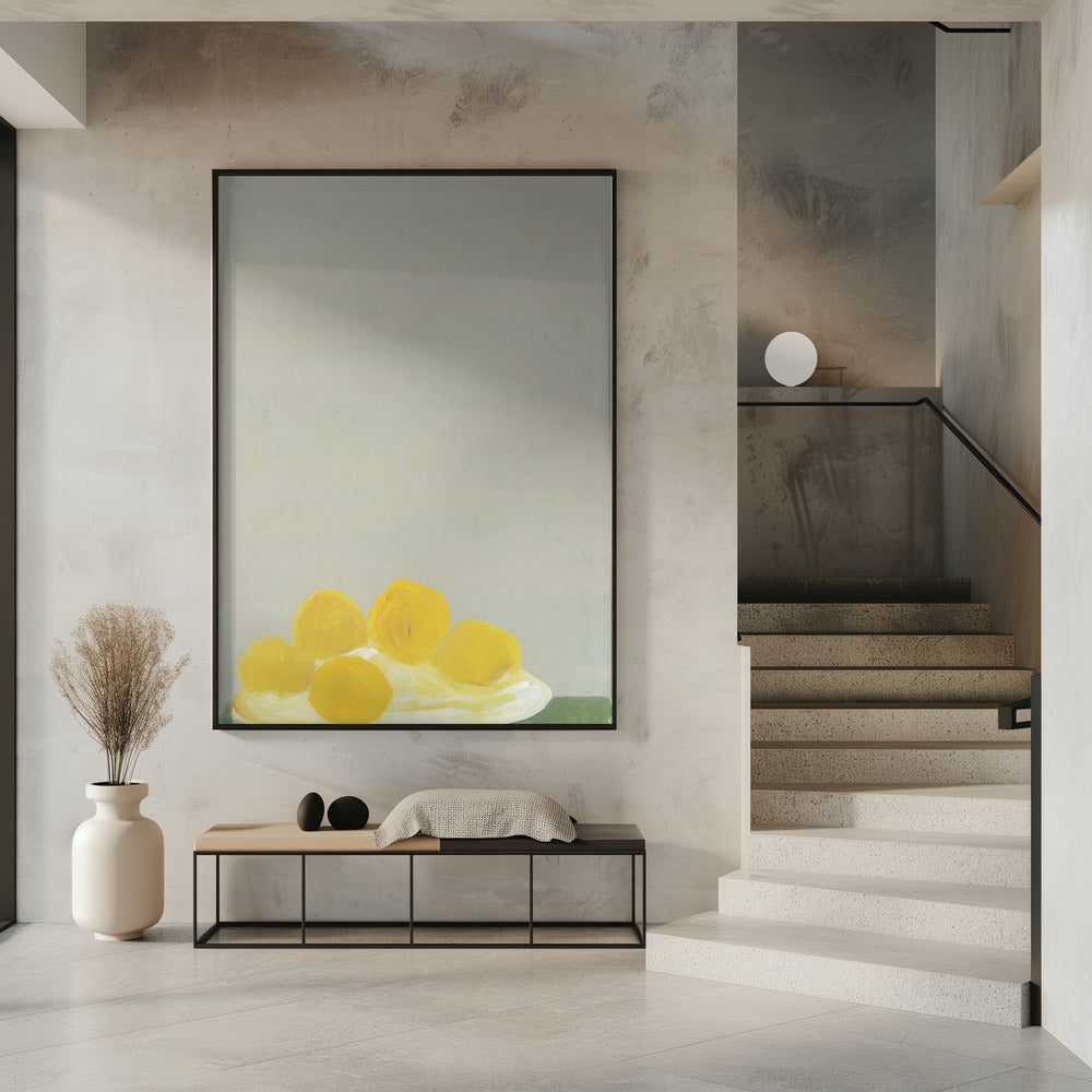 Limoni sul piatto No 2 | Poster
