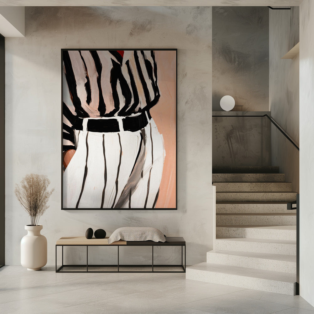 Stripe Elegance | Poster