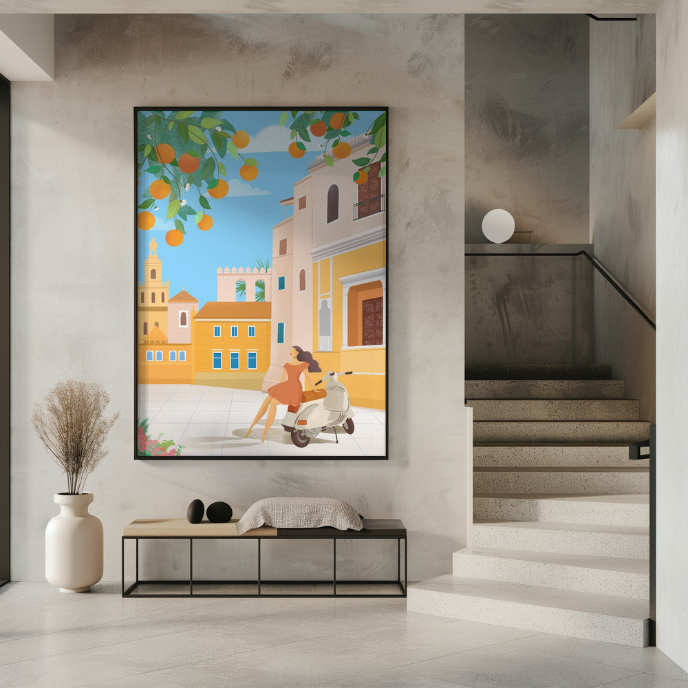 Seville Oranges, Spain | Poster