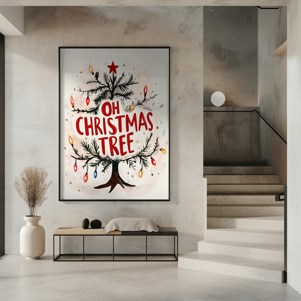 Festive Tree Glow | Poster