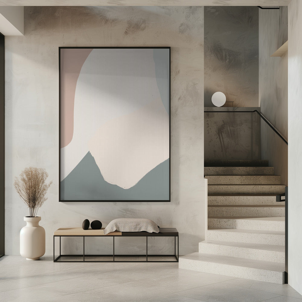 Soothing Beige Abstract | Poster