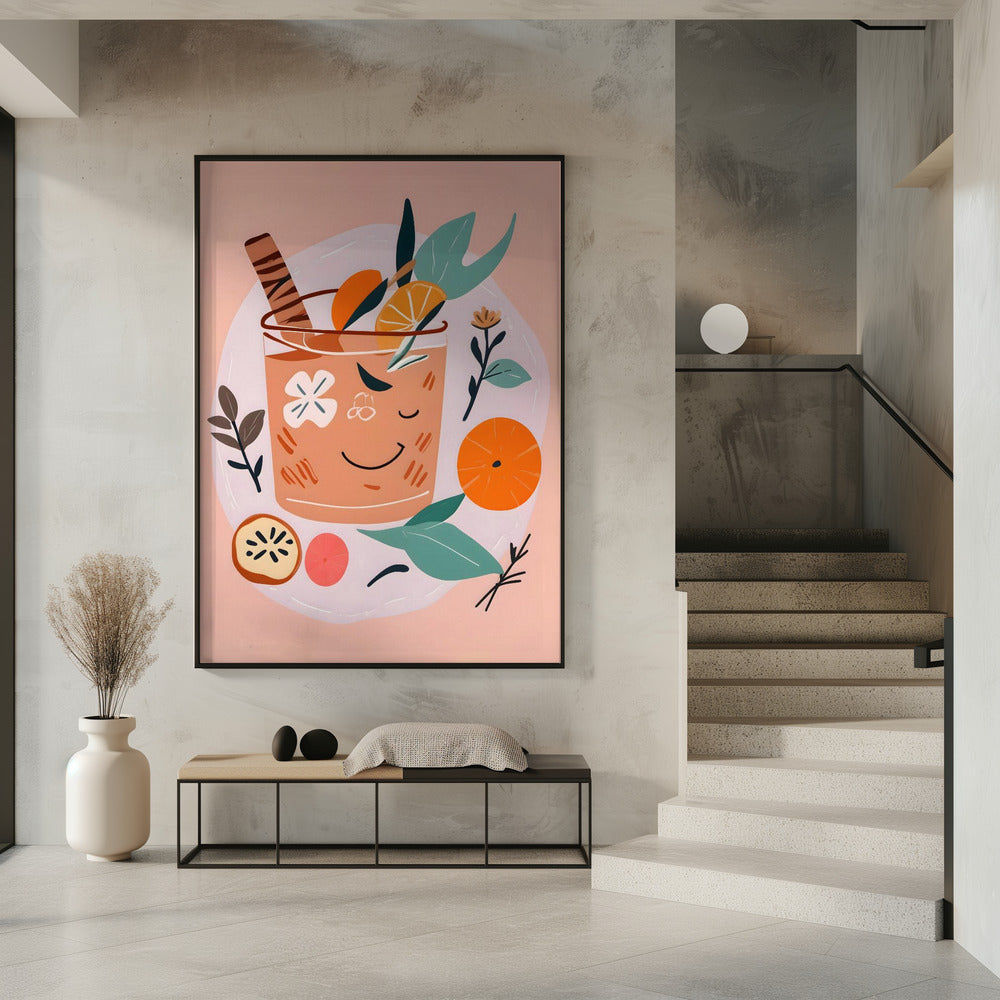 Cinnamon & Orange Cocktail | Poster