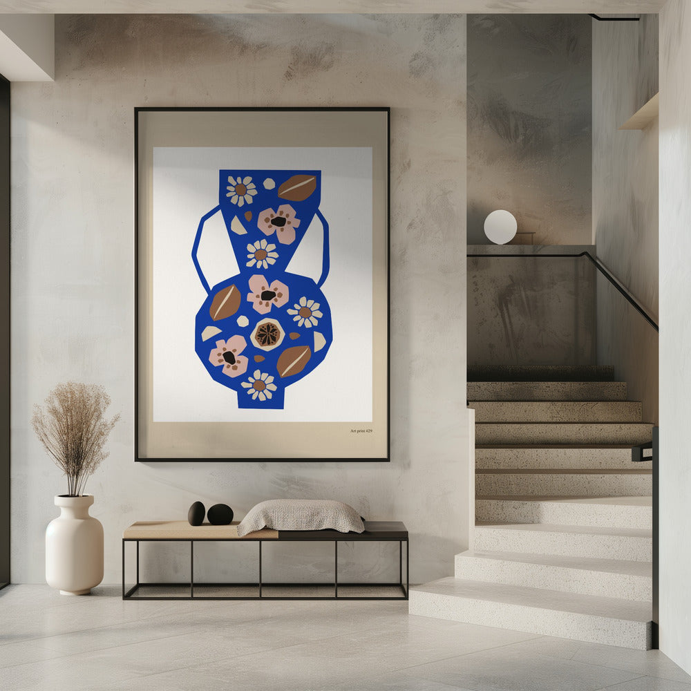Floral Vase Harmony | Poster
