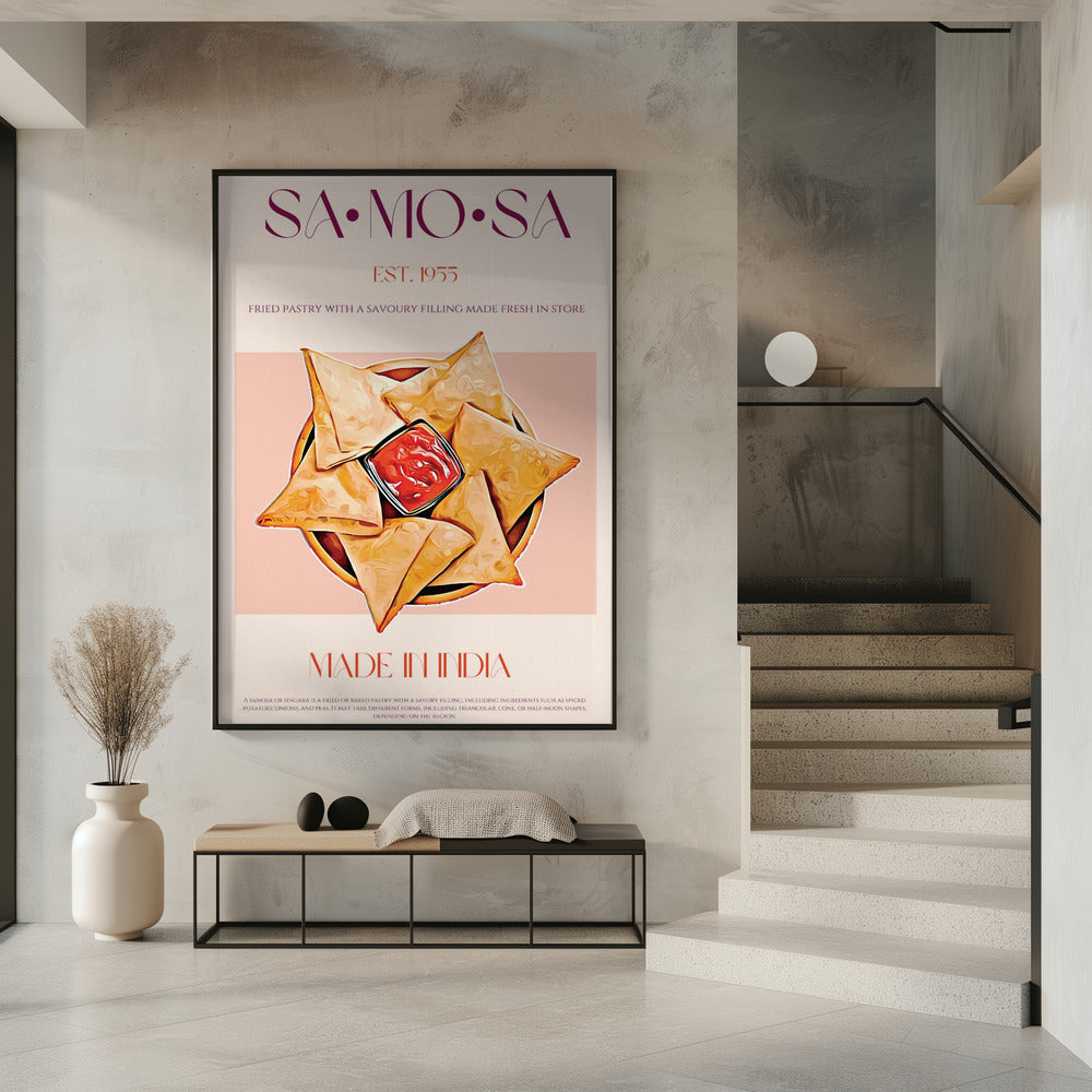 Indian Fried Samosas | Poster