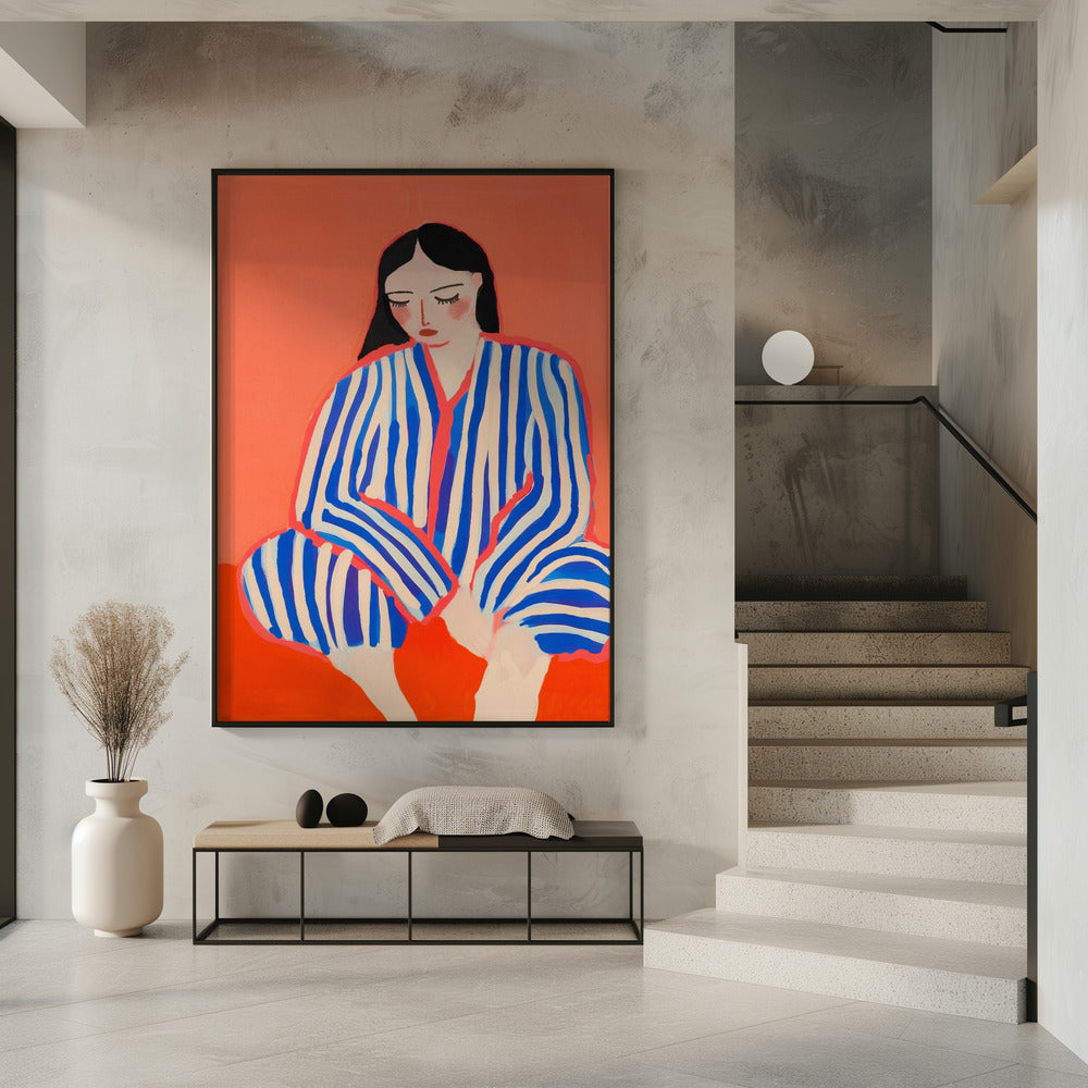 Striped Reflection | Poster