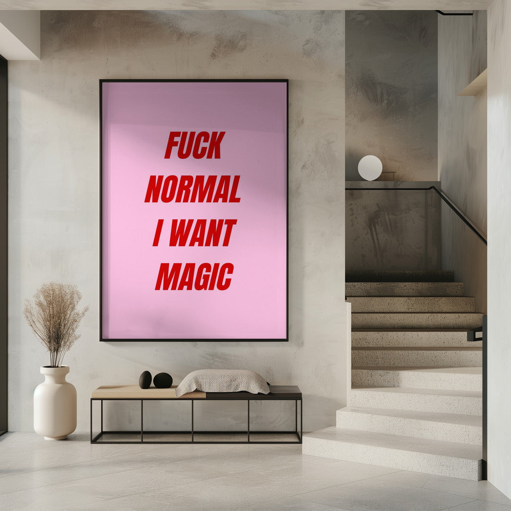 Bold Red Typography | Poster