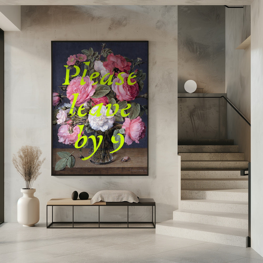 Floral Exit Request | Poster