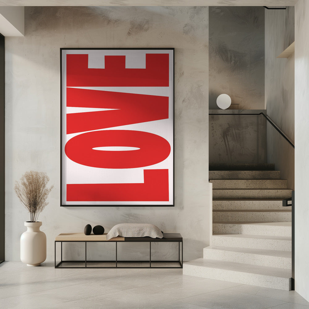 Bold Red Message | Poster