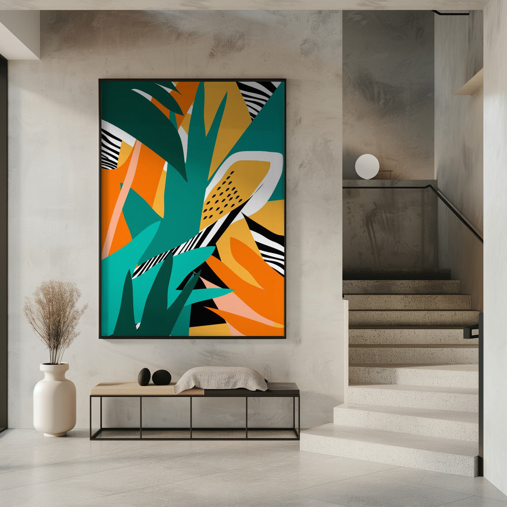 Jungle Abstract Shape | Poster
