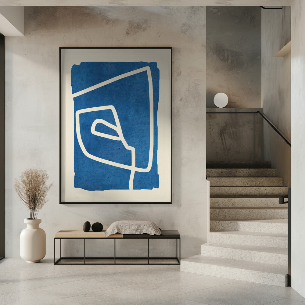 Blue Spiral Dance | Poster