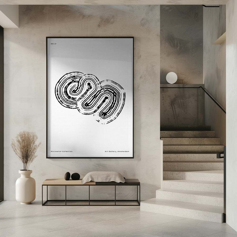 Monochrome Maze 17 | Poster