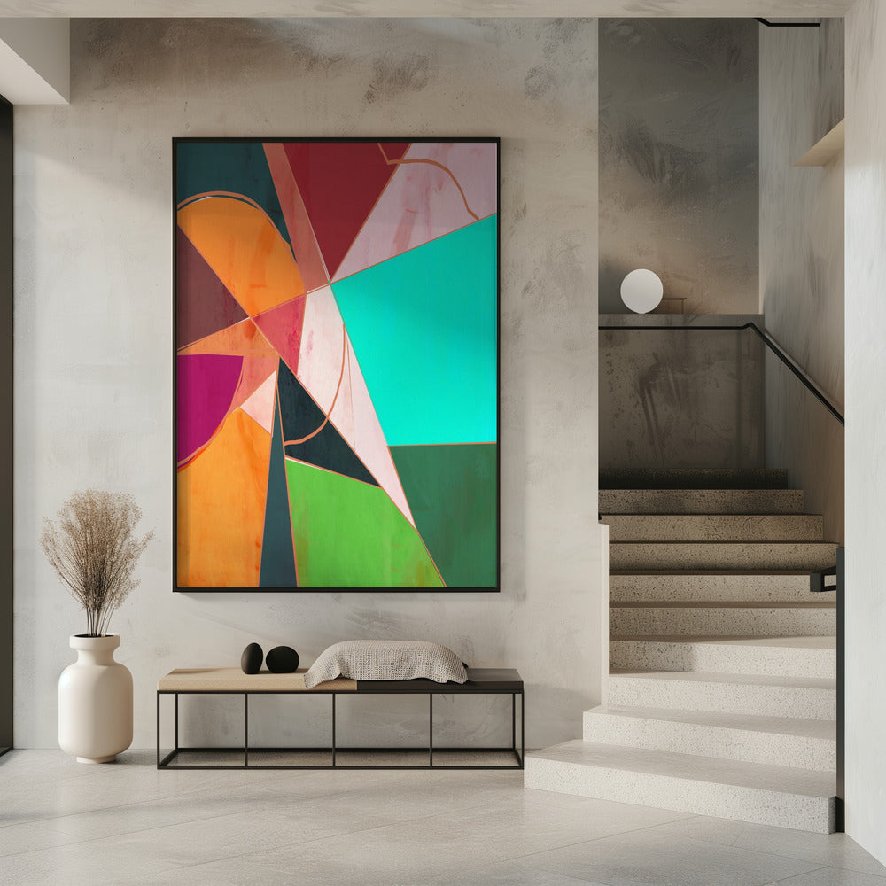 Colorful Geometry Abstract | Poster