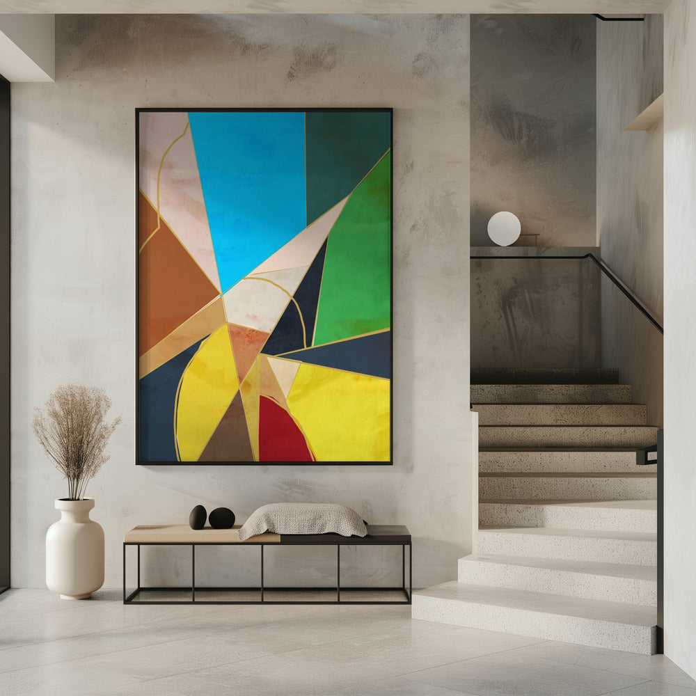 Colorful Geometric Shapes | Poster
