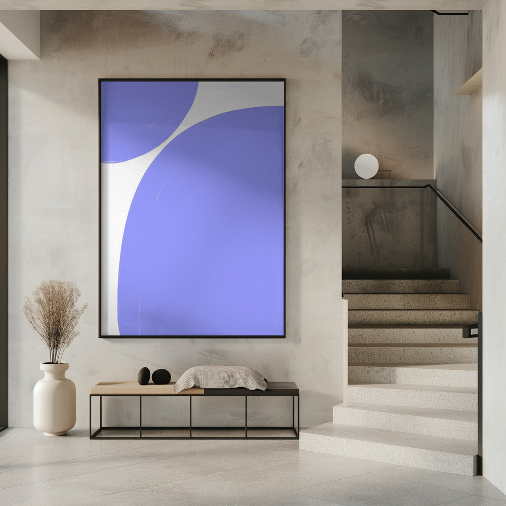 Soft Purple Curves | Poster