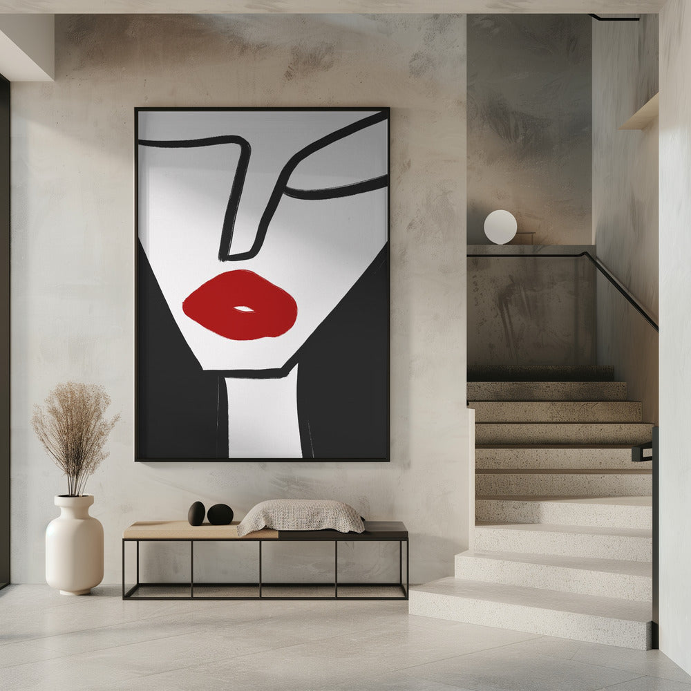 Bold Red Lips | Poster