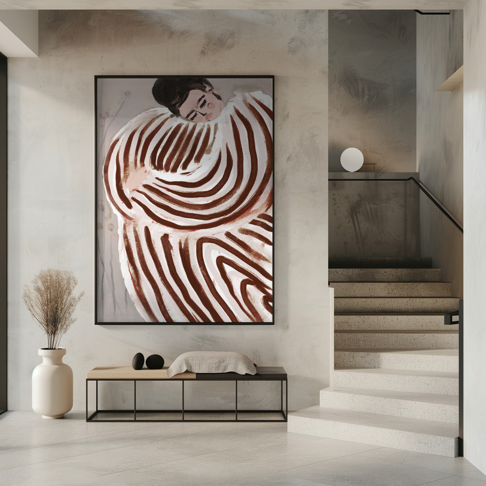Striped Embrace | Poster