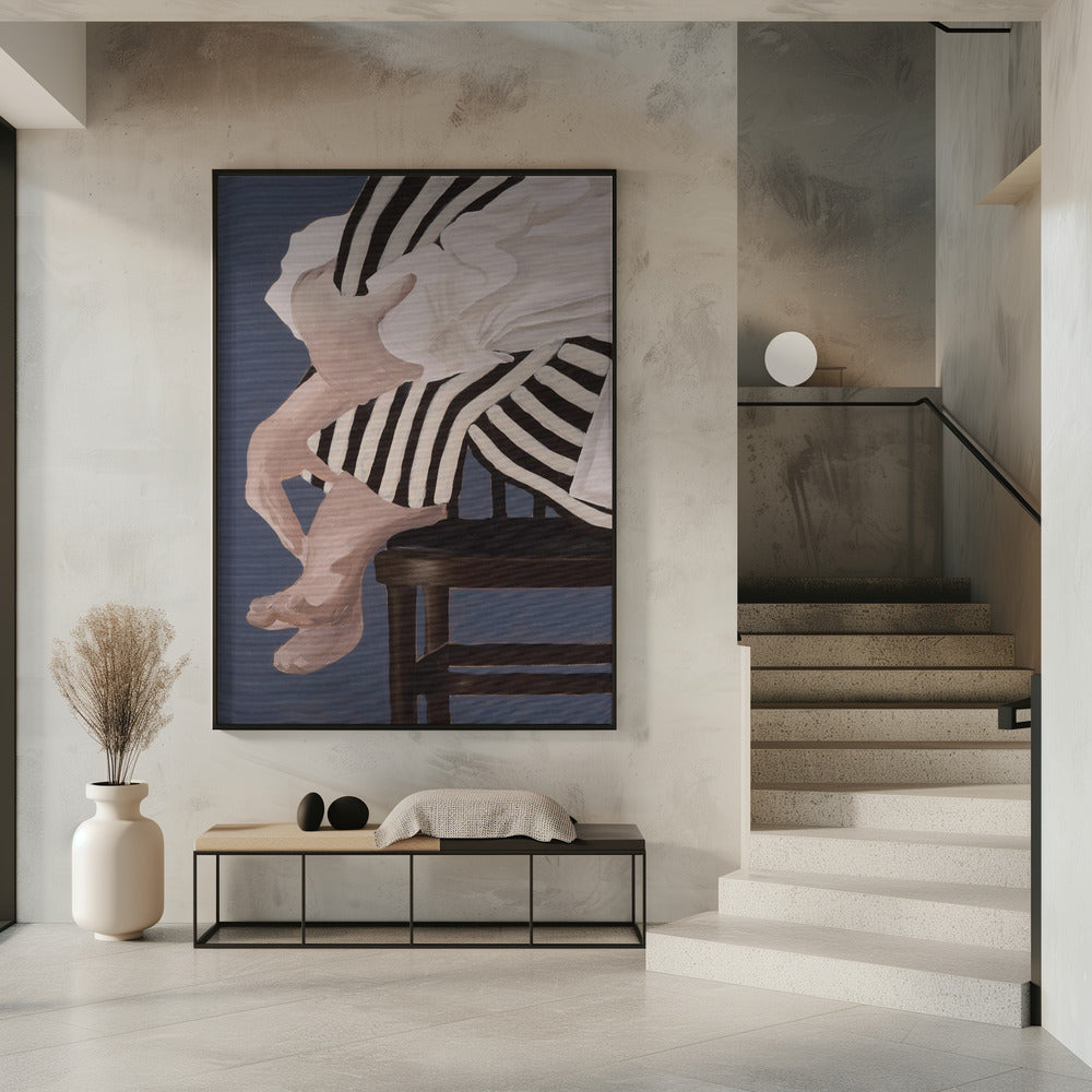 Figure Seated on a Chair | Poster