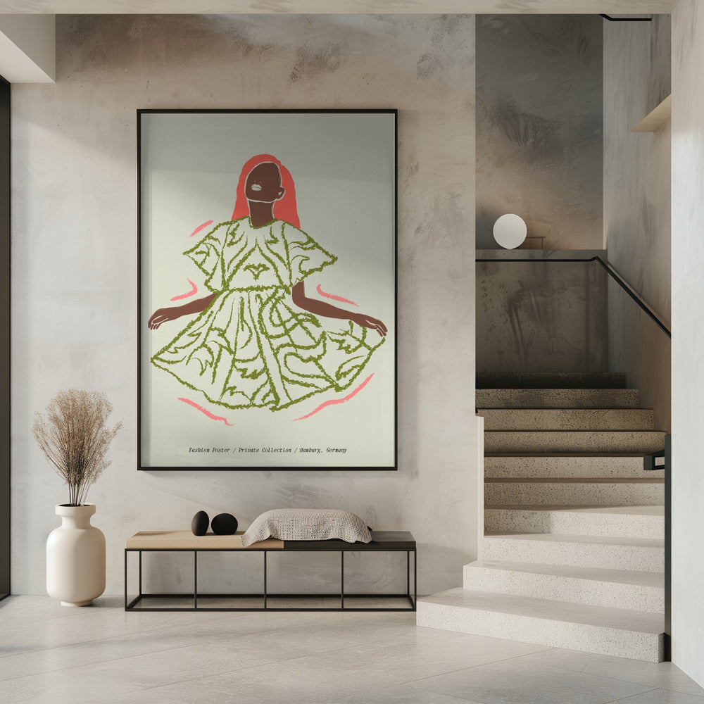 Elegance in Green | Poster