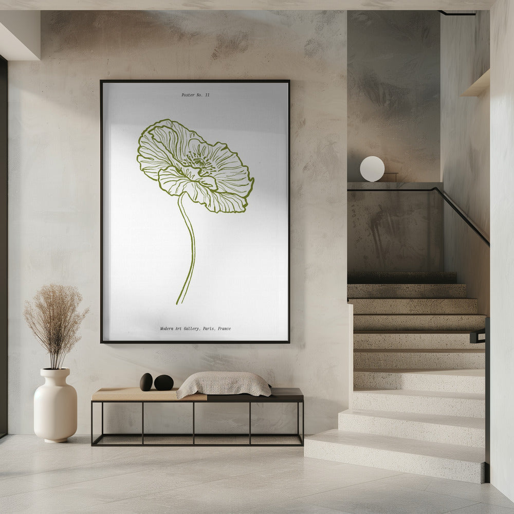 Pale Poppy Sketch | Poster