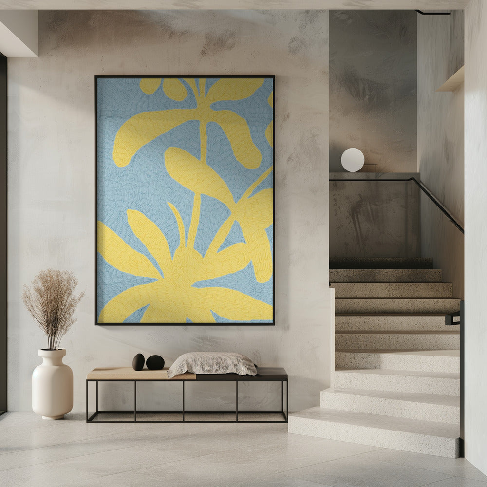 Golden Petals Bloom | Poster
