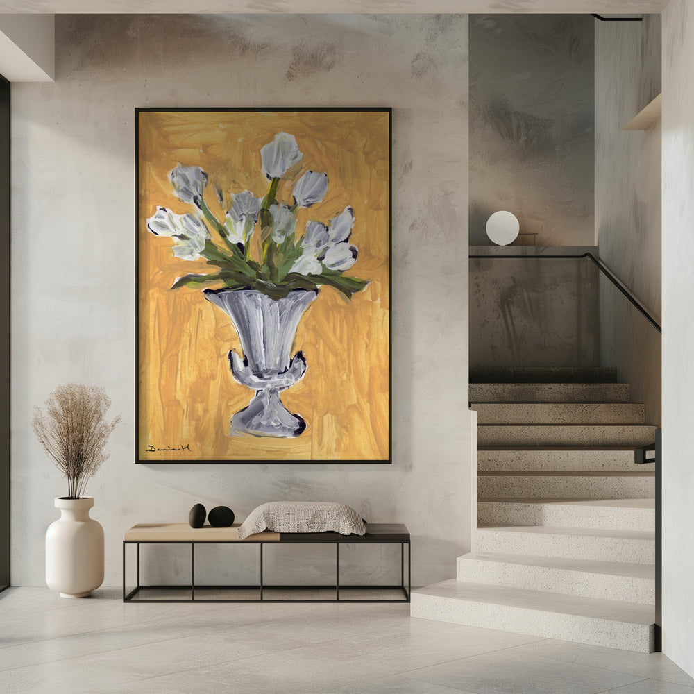 White Tulips | Poster