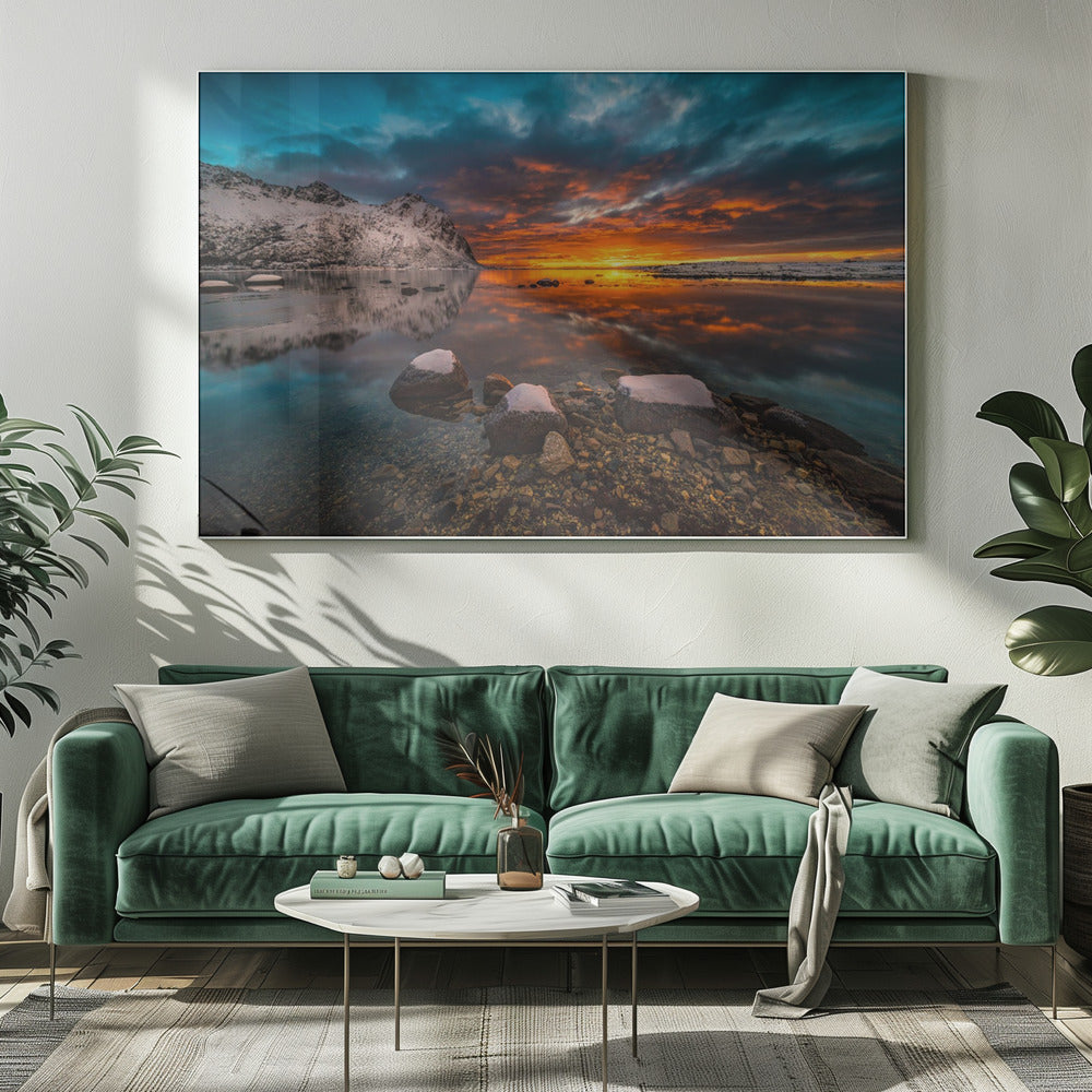 sky on fire | Canvas