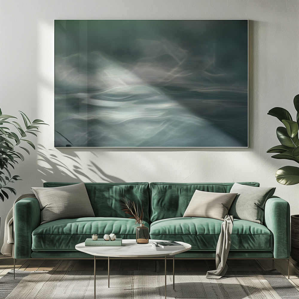 Northern winter lights | Canvas