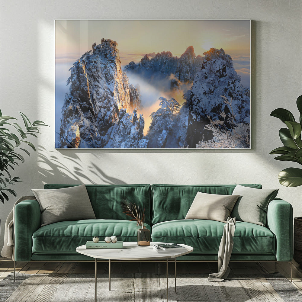 Sunrise at Mt. Huang Shan | Canvas