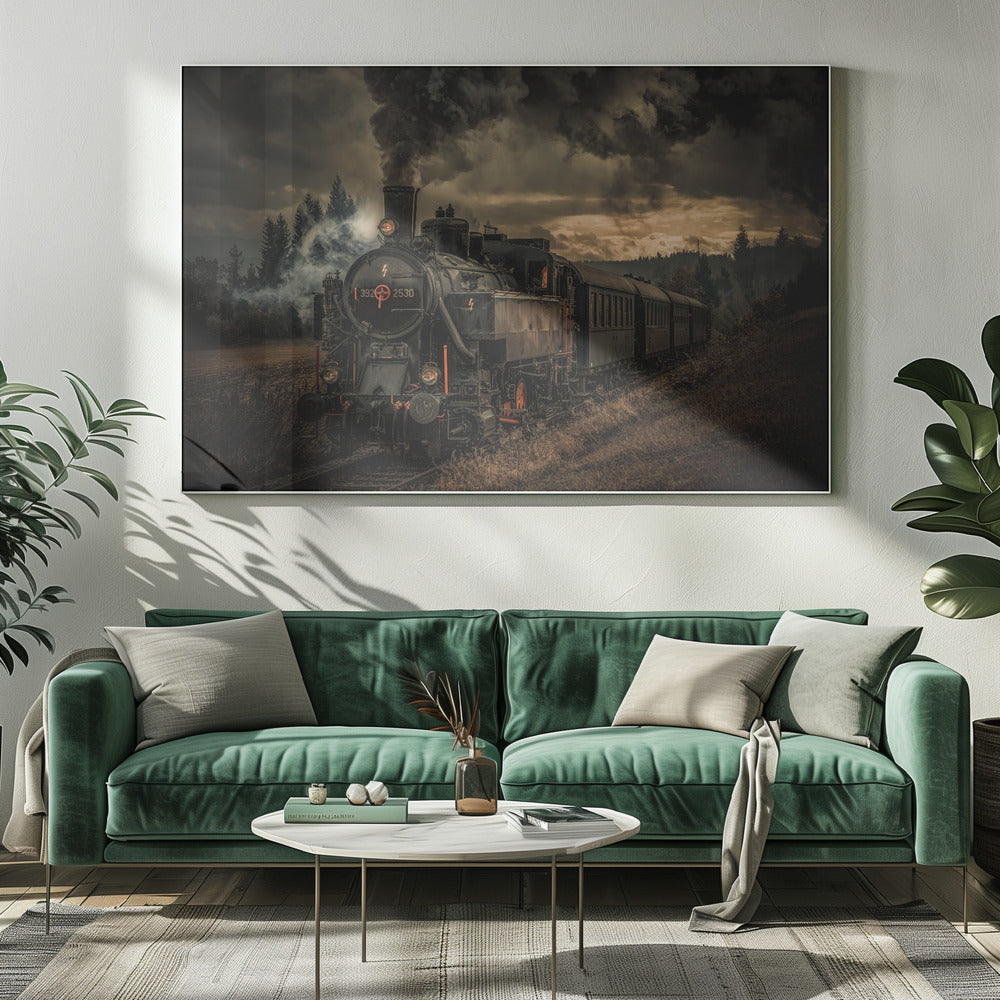 Gold digger train | Canvas