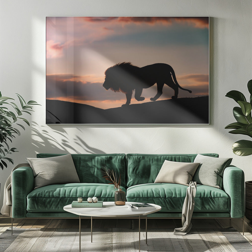 Sunset in the Serengeti | Canvas