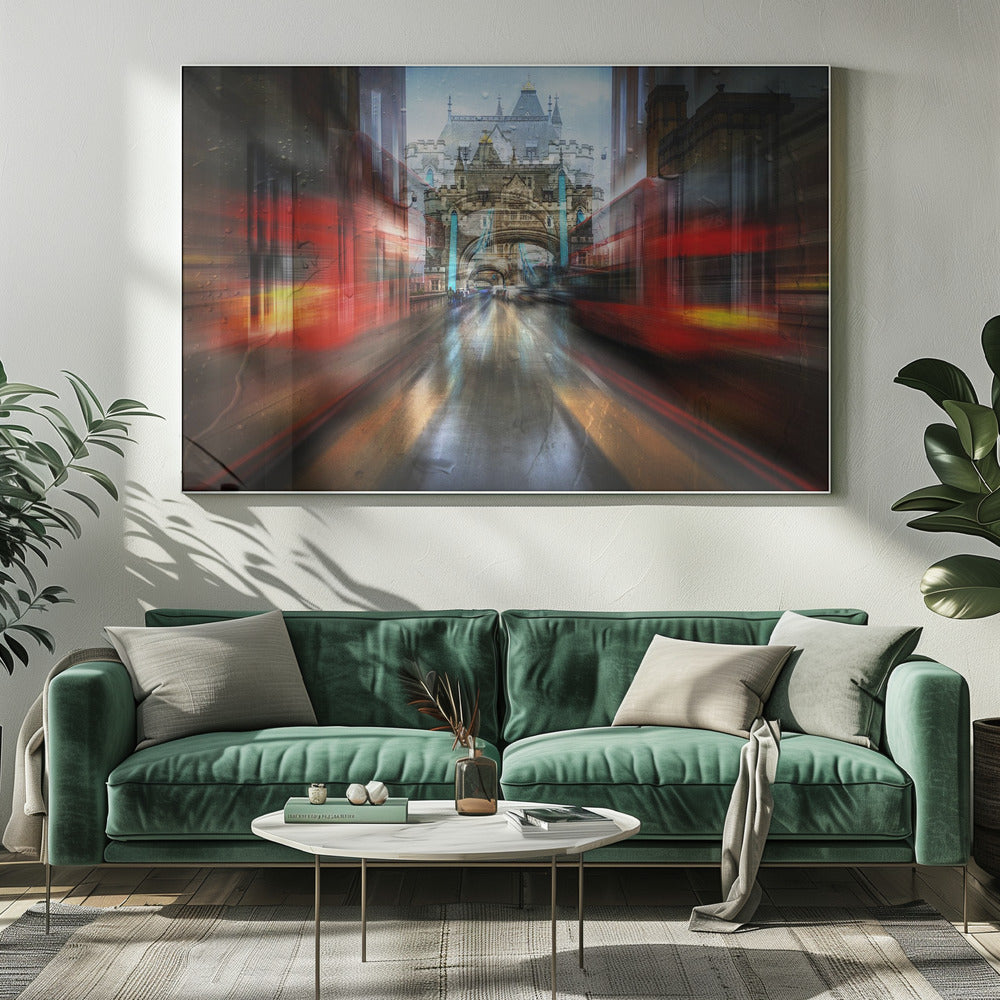 The red bus | Canvas