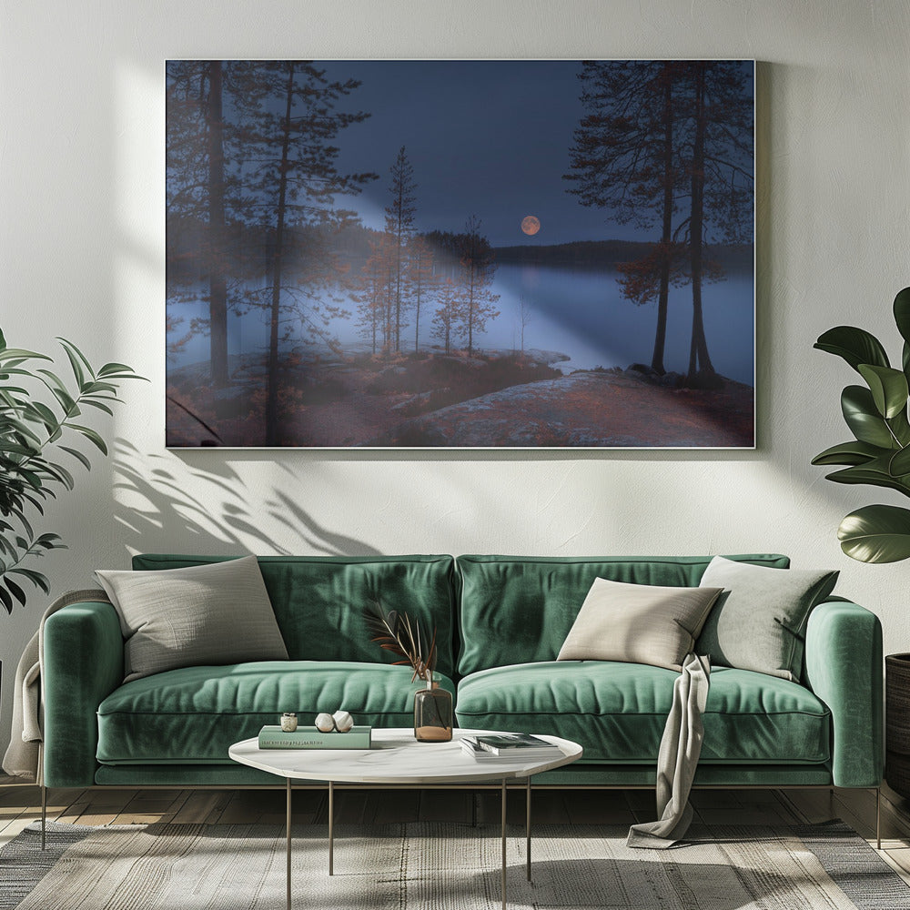 Red Moon | Canvas