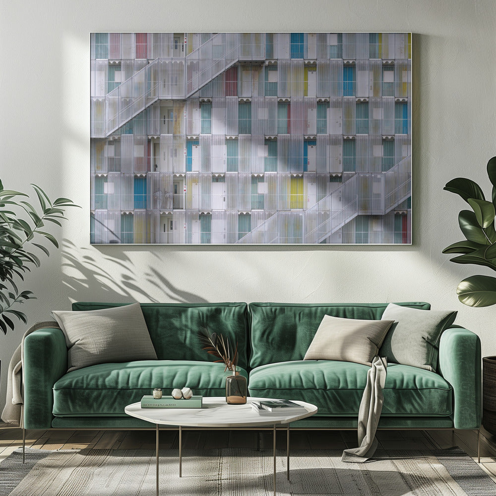 Pastel Color Doors | Canvas