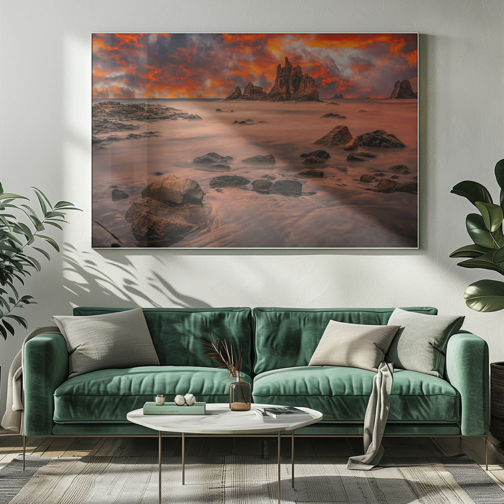 Canary Sunset | Canvas