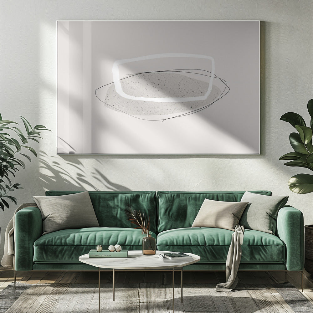 Geometric Shapes And Soft Neutral Tones | Canvas