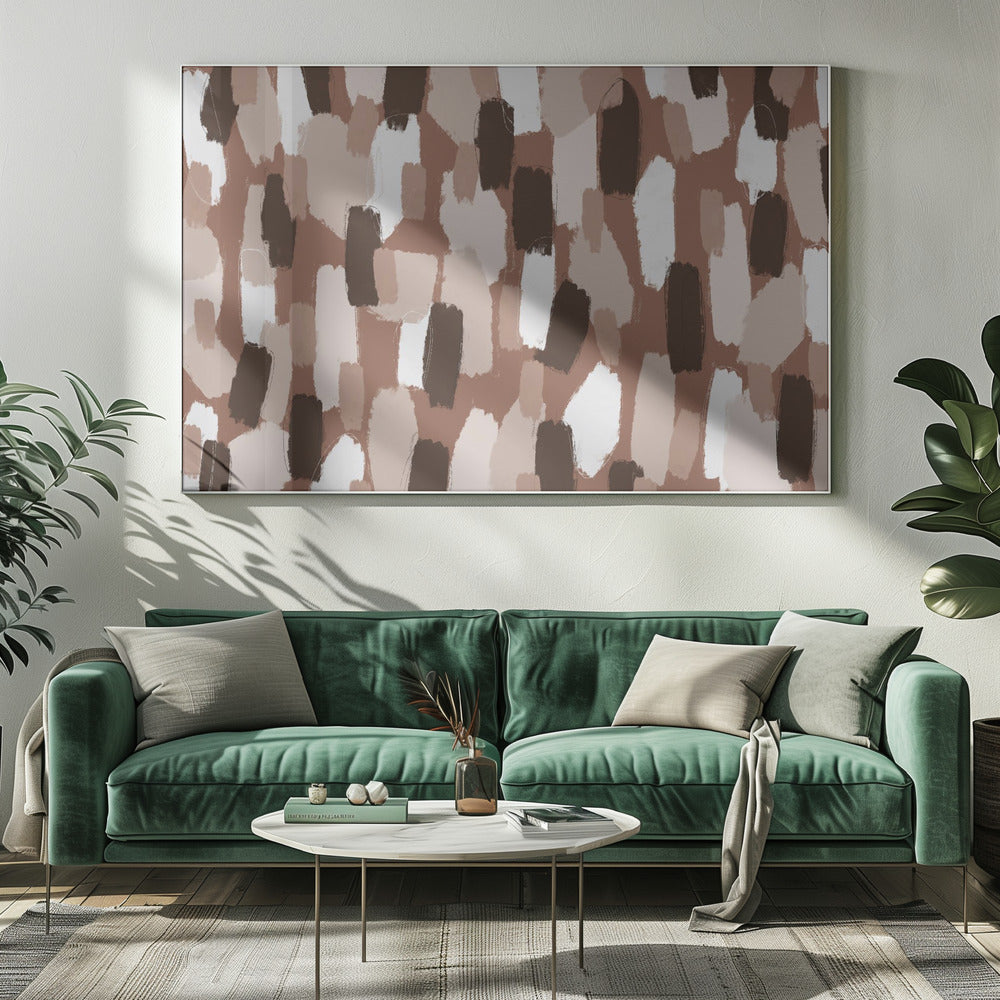 Earthy Brushstrokes | Canvas