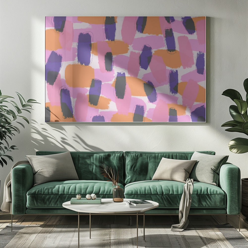 Bold Color Strokes | Canvas