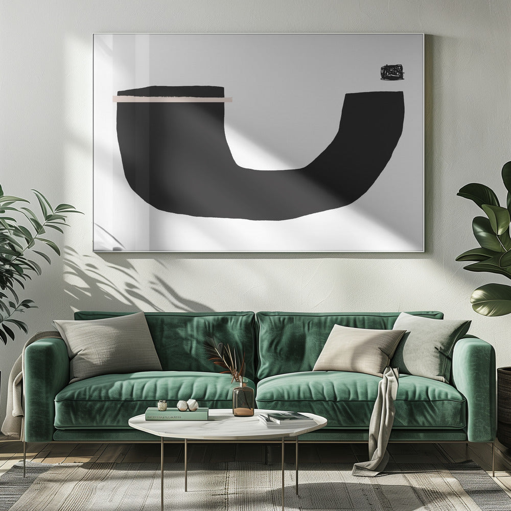 Black Geometric Shapes | Canvas