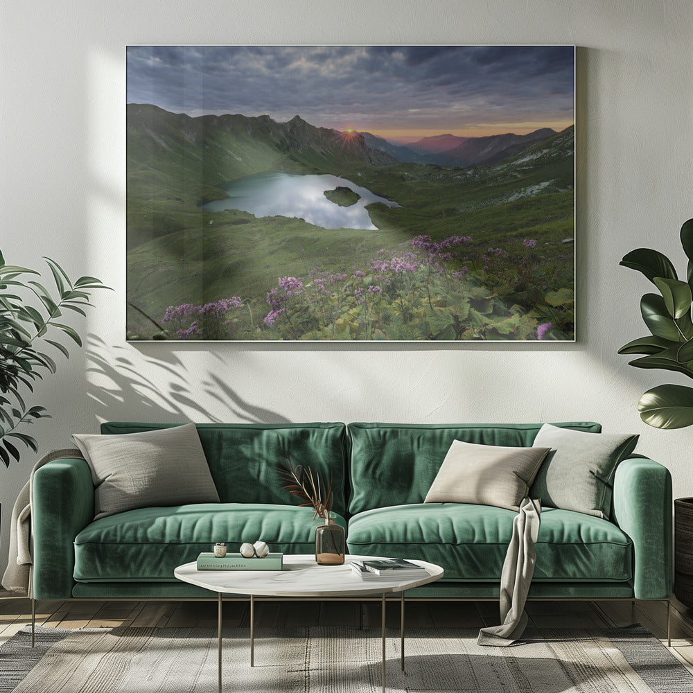 Magic Mountain Lake | Canvas