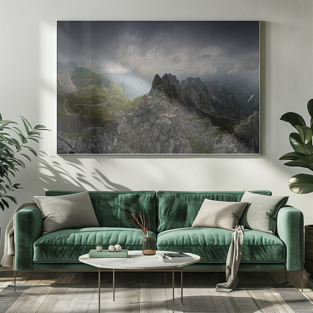 Bizarre Mountain Panorama | Canvas
